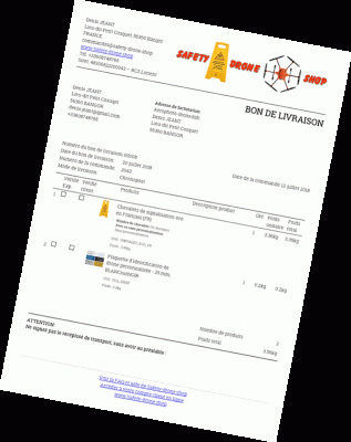 Bon de livraison